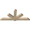 Ekena Millwork Kennewick Rough Sawn Timber Gable Bracket, Douglas Fir, 72"W x 33"H x 4"D x 6"F, 11/12 Pitch GBW072X33X0406KEN00RDF - alternate 4